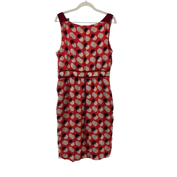 Anthropologie | Red Polka Dot Midi Dress - Picture 3 of 12
